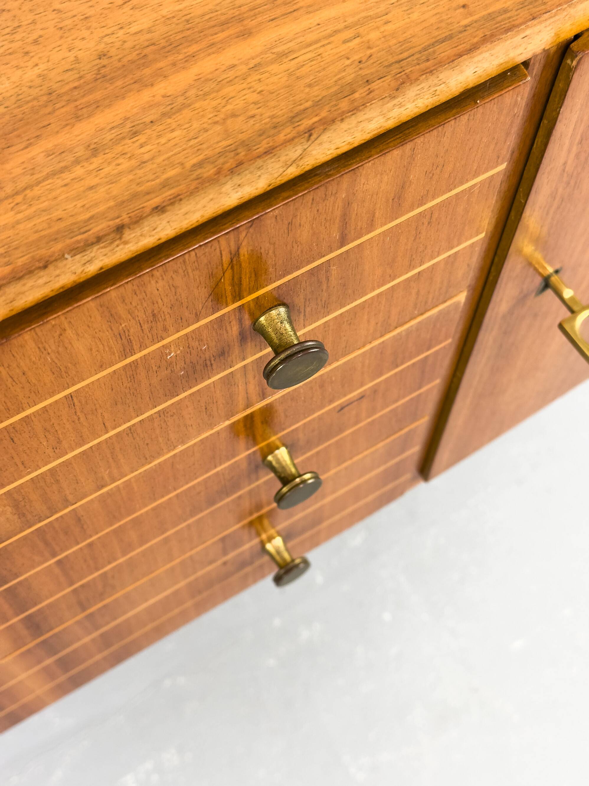 Mid-Century Sideboard in Walnut, 1950s