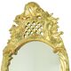 Large Swedish Mirror Gold Leaf Gilded Classic Rococo Style 119cm