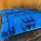 Vintage Turkish Wool Dragon Pillow, Kilim Lumbar Cushion Cover