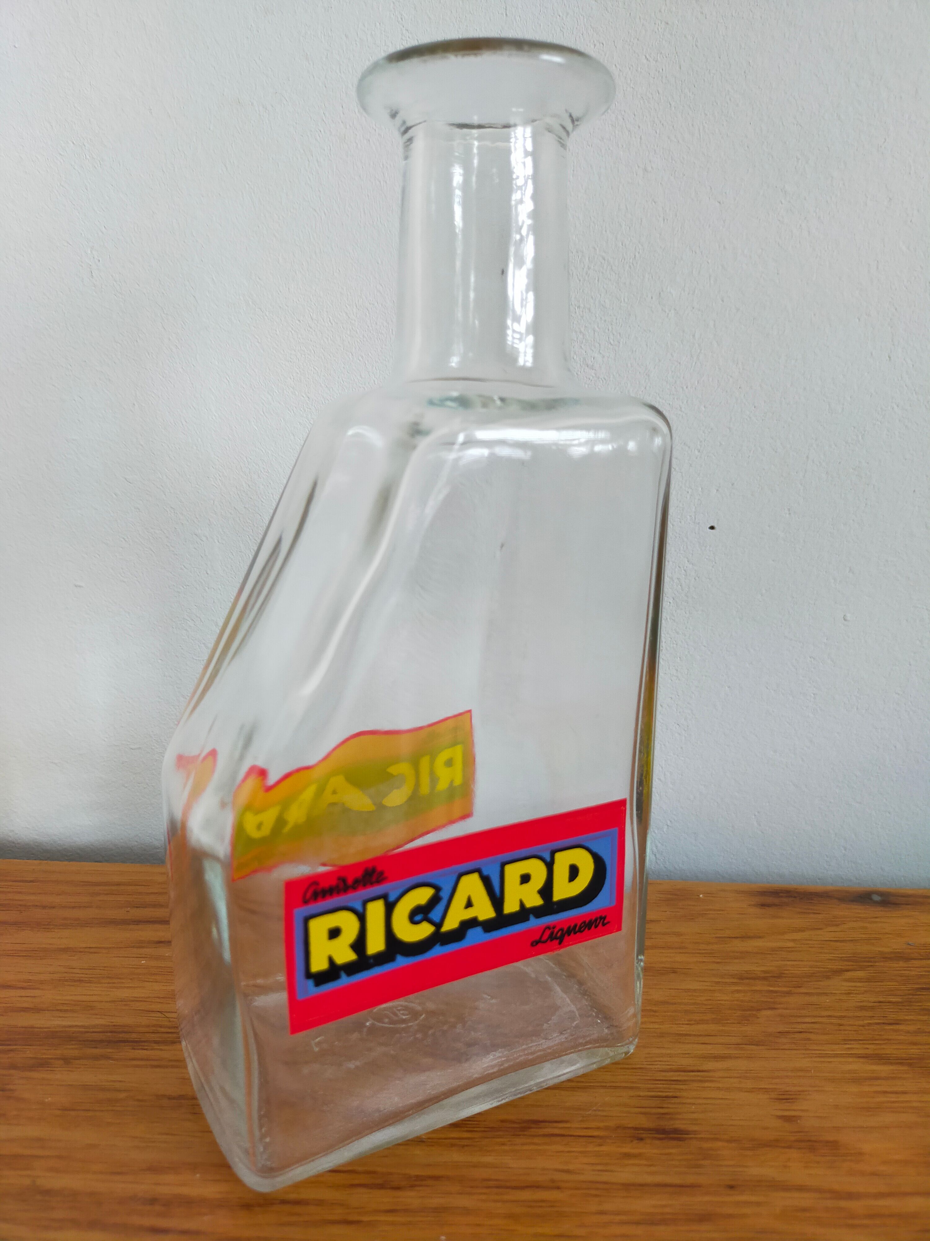 Vintage Ricard glass decanter