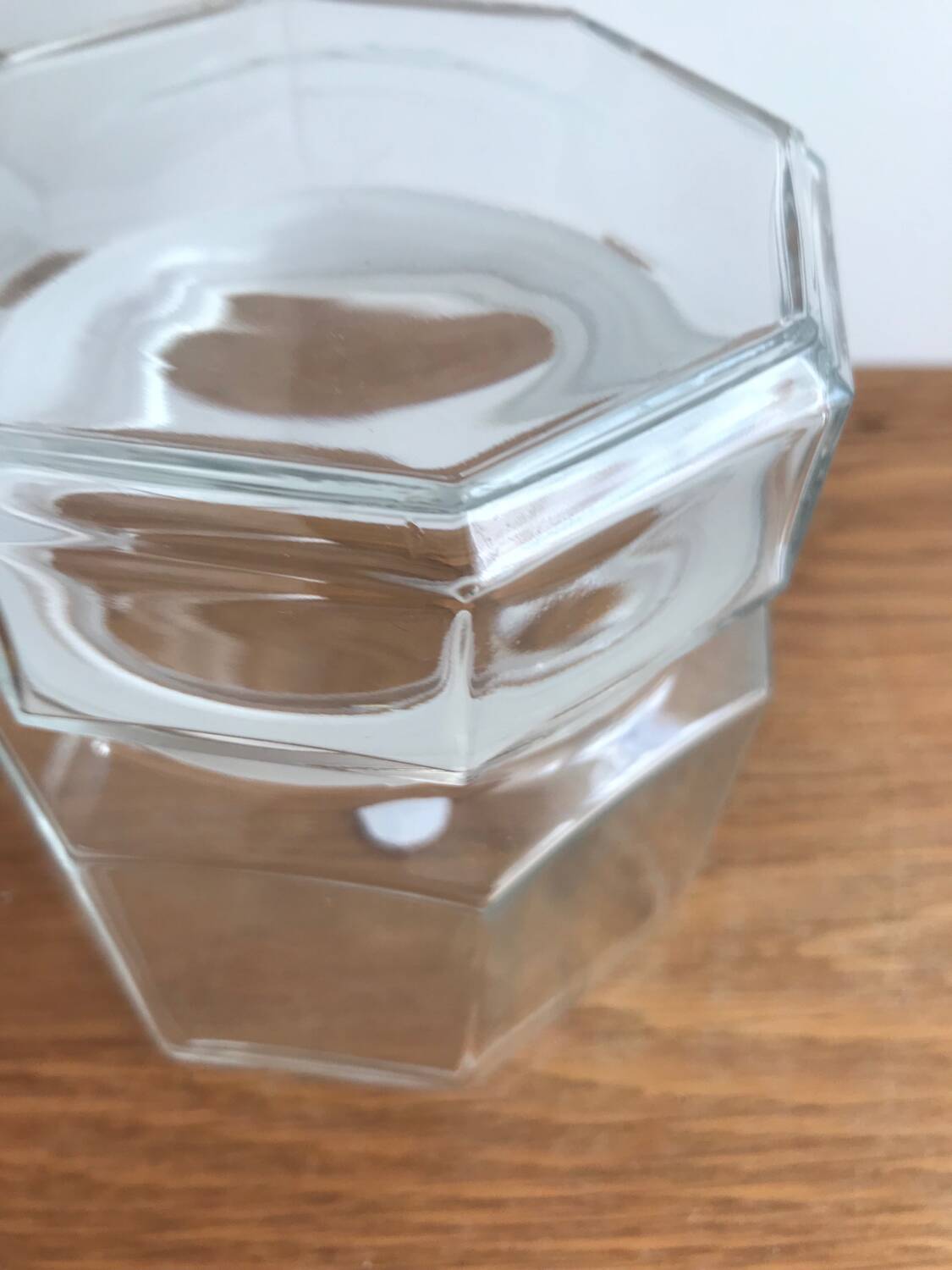 Vintage arcoroc octime model hermetic glass jar