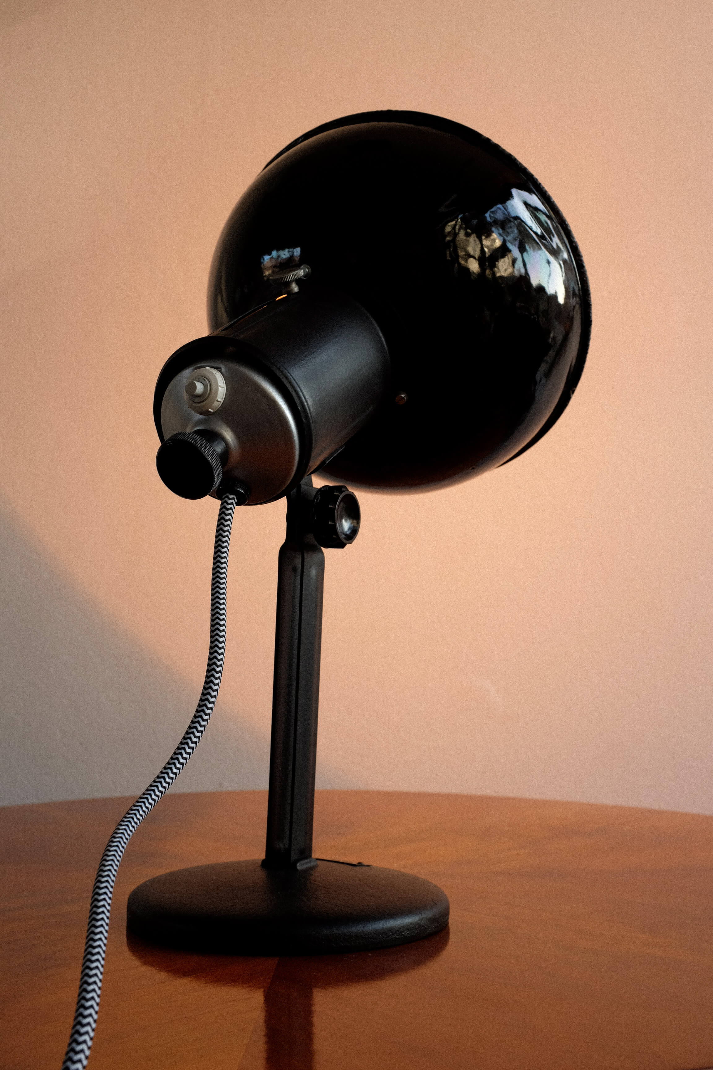 Czechoslovakian industrial adjustable table lamp, 1960s