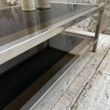 70s Belgo Chrome coffee table