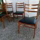 set of 6 vintage Scandinavian chairs