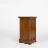 French Art Deco nightstand in varnished wood, ca. 1930