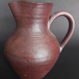 Stoneware pitcher, signature to be identified, 20th century