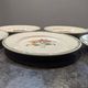 Lot of 6 antique flat plates Digoin Sarreguemines model Boby in very good condition.
