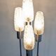 Four-light staircase lamp, France around 1970.