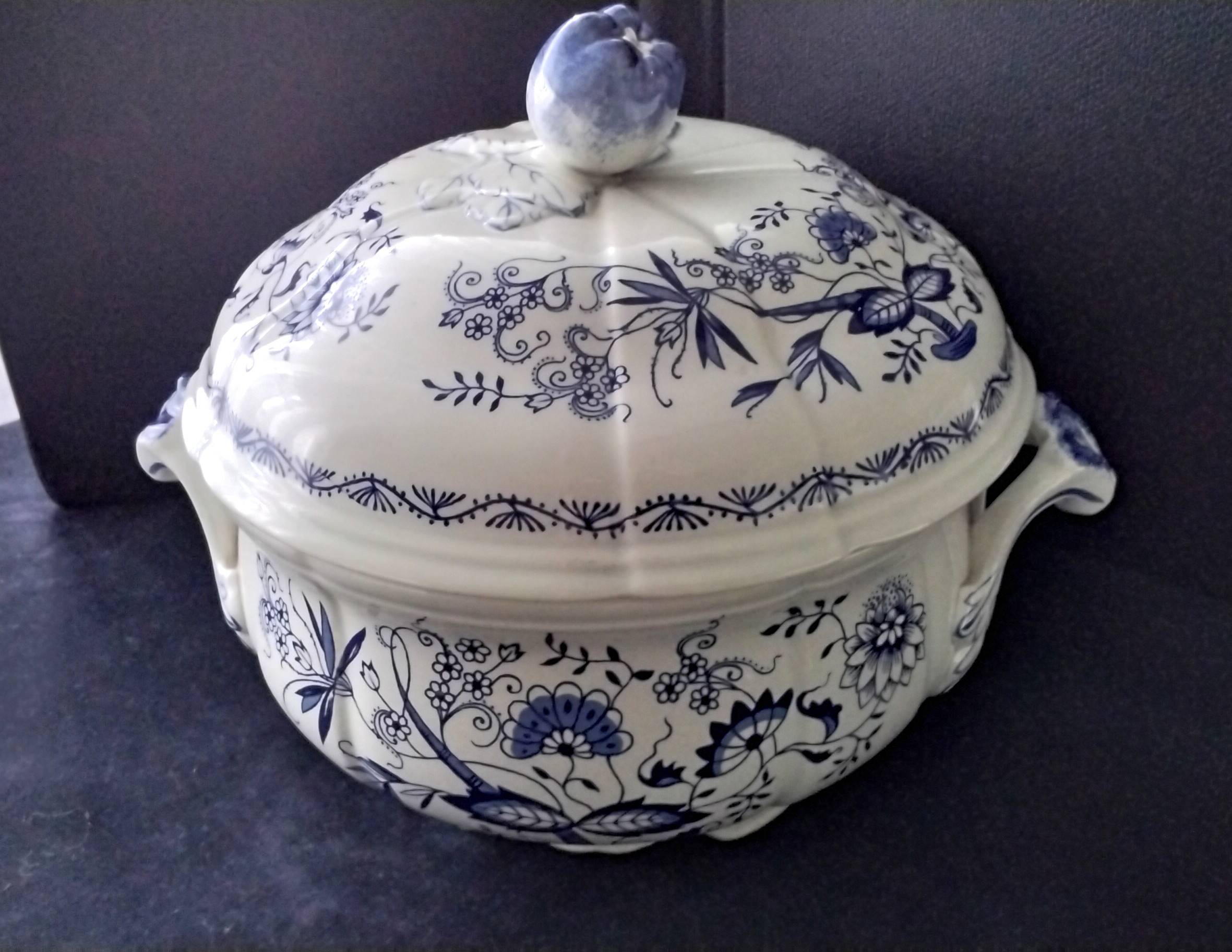 Lunéville Tradition Special Grand Feu earthenware soup tureen