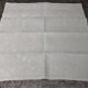 Old art nouveau damask napkins foral 60 cm