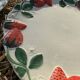 Longchamp antique strawberry barbotine plates