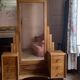 Art Deco dressing table in solid oak – 1920s/1930s
