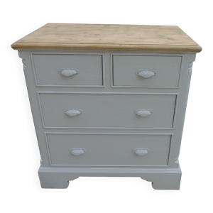 Commode anglaise de belle - gris
