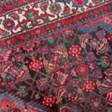 Handmade vintage Persian Malayer rug 129cm x 219cm 1960s