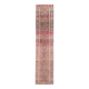 3x13 Rug For Entrway Pale Red Vintage Turkish Runner Rug, 84x394Cm