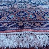 Tapis Cachemire soie fait main 195x122cm