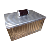 Glass box and aluminum lid 50s