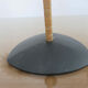 Scandinavian candle holder Laurids Lonborg in metal and rattan 50s 60s