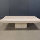 Vintage travertine coffee table, 1970s