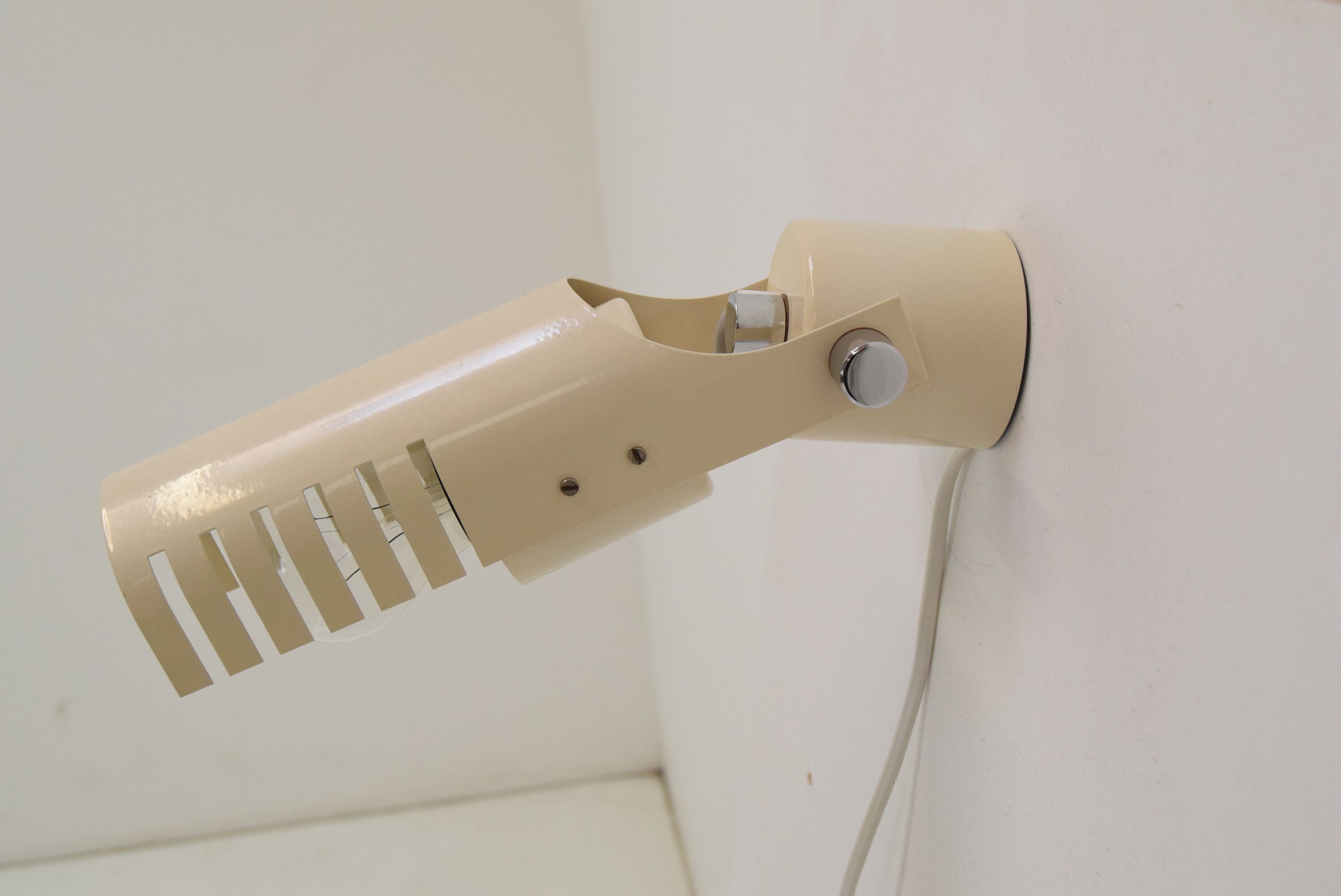 Mid-century Adjustable Wall Lamp by Jilove u Decina, 1970's.