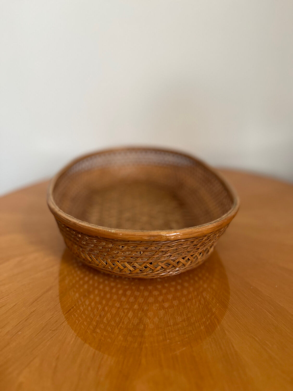 Vintage wicker basket