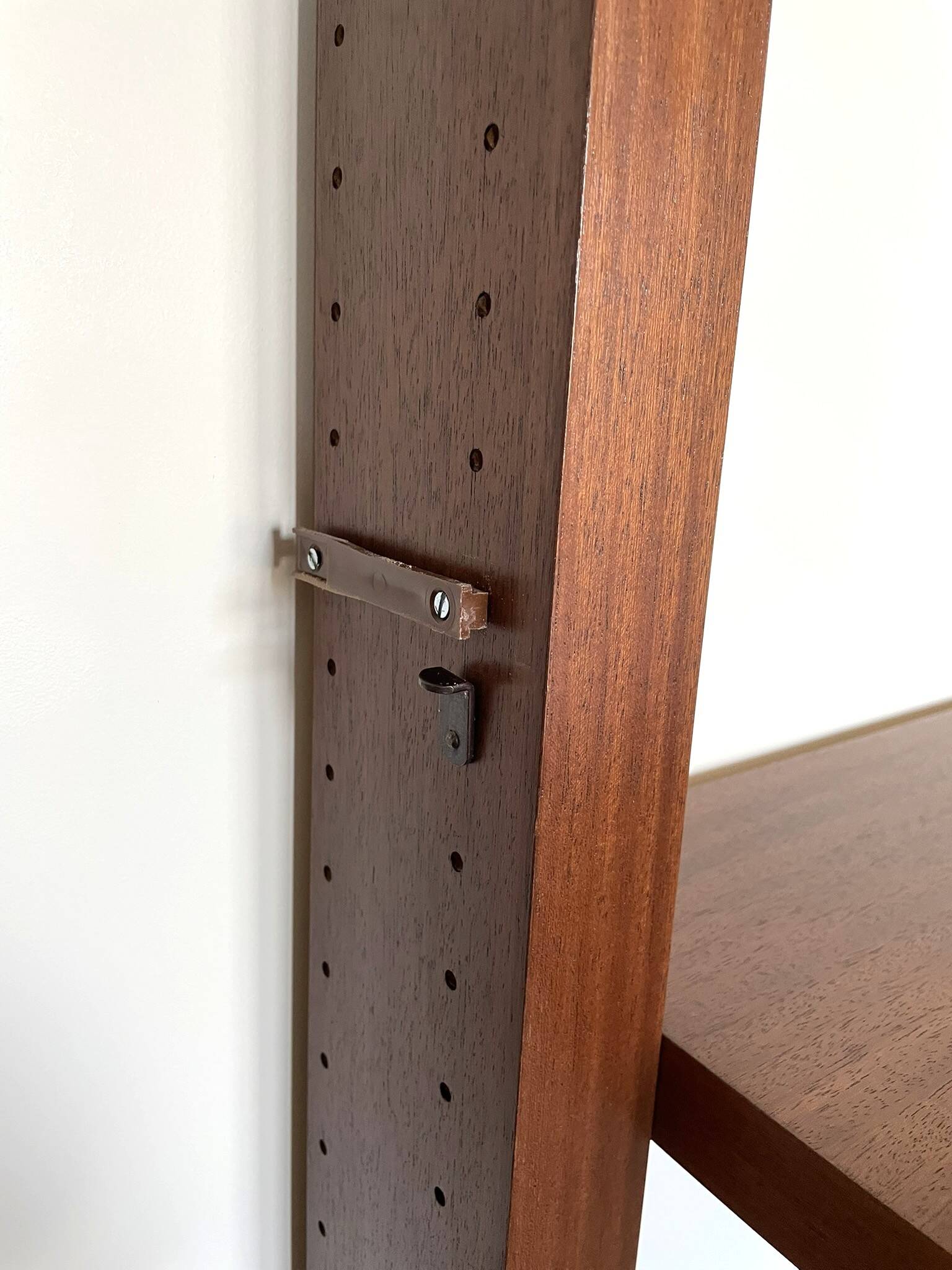 70s teak wall bookcase, minimalist design, 2.5m x 2m
