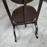 Folding mahogany cake stand