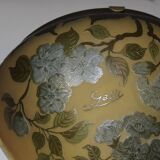 Pair of Gallé wall lights in glass paste (Tip)