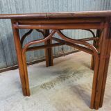 Rattan dining table