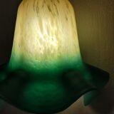 Blown glass chandelier