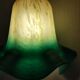 Blown glass chandelier