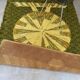 Large green Mid Century Rya rug / carpet