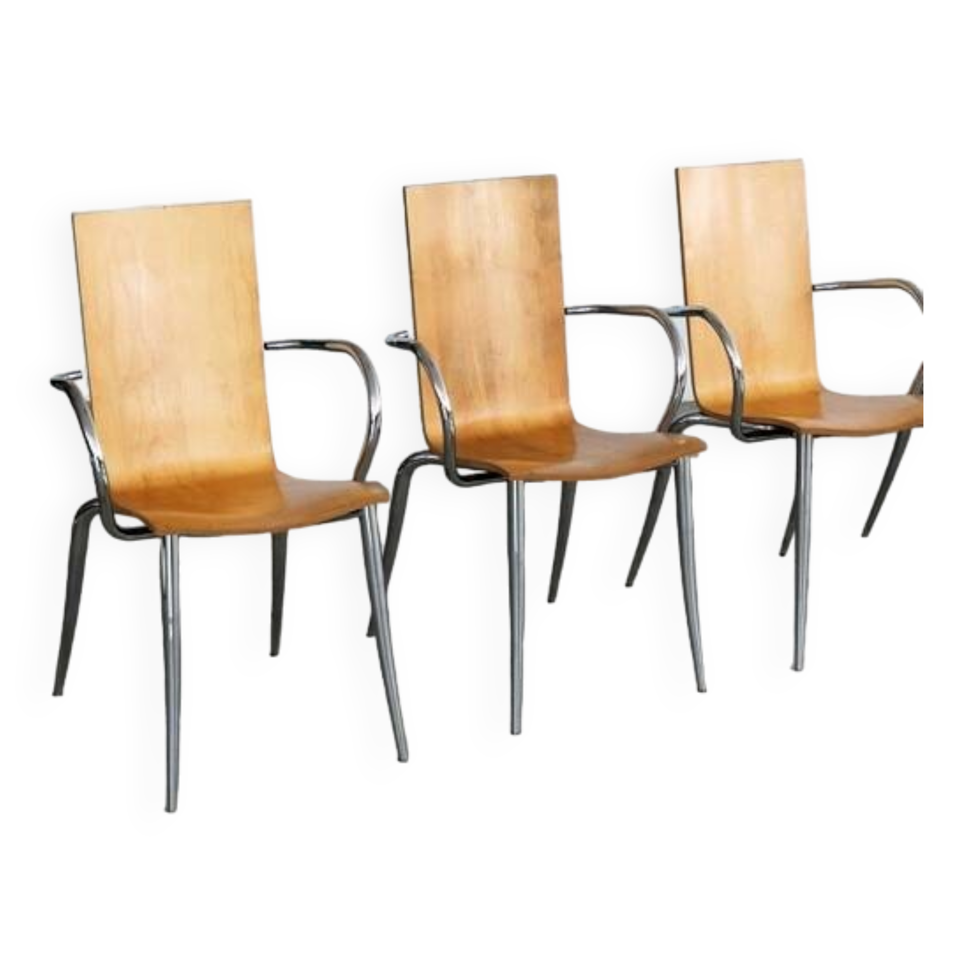 3 chaises vintage | Philippe Starck | Olly Tango