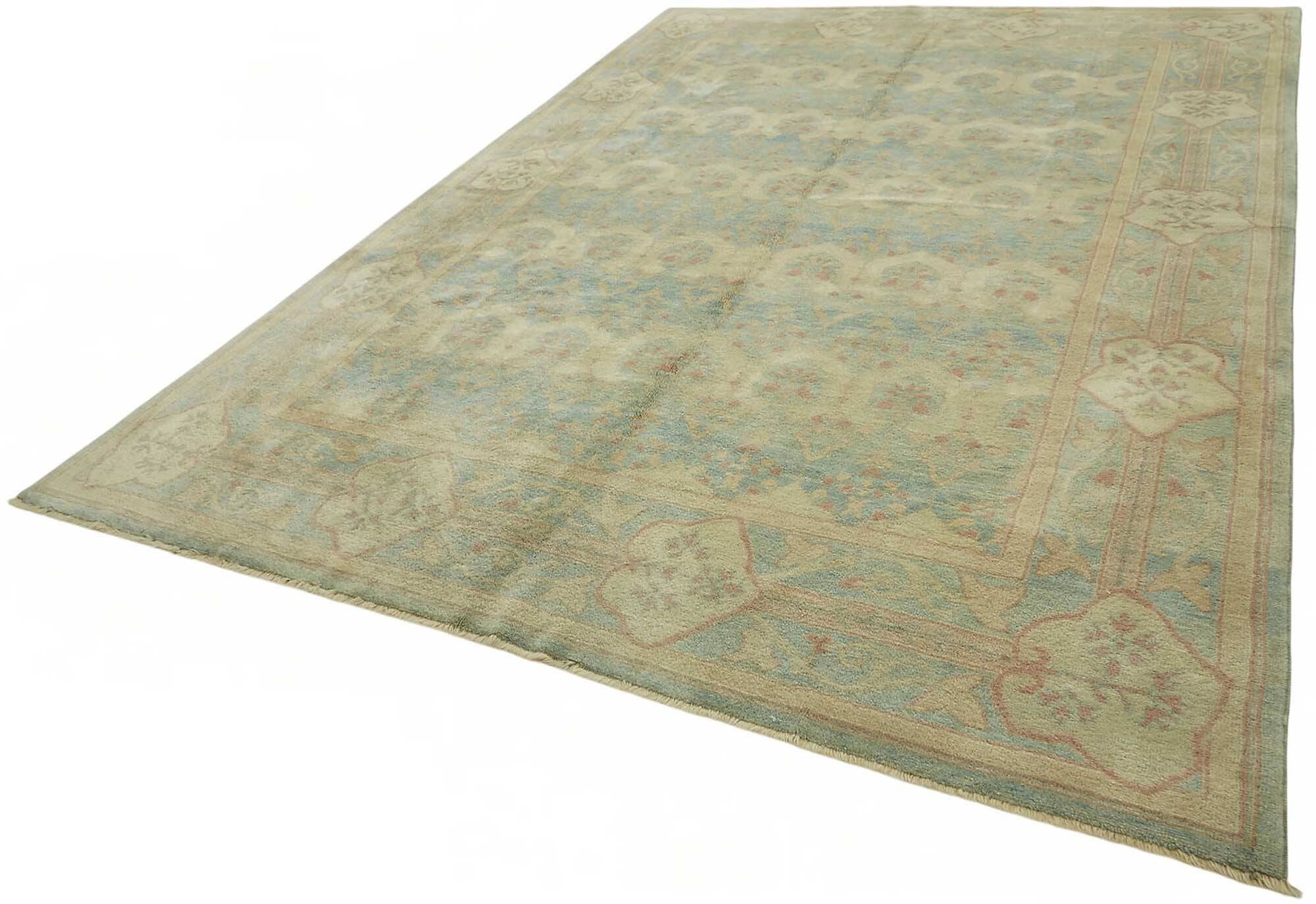 Turkish Handknotted Wool Oushak Rug 266 cm x 377 cm