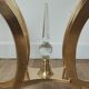 Table basse italienne en laiton