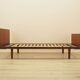 Teak bed, Danish design, 1960s, designer: Hans J. Wegner, manufacturer: Get