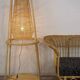 Lampadaire en rotin