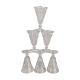 Set of 6 vintage glasses