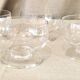 Suite de 4 coupes a champagne ou coupe a glaces daum nancy croix de lorraine france