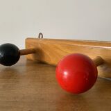 Vintage wall coat rack