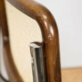 Pair of vintage Cesca B32 brown chairs by Marcel Breuer