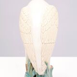 Large Vintage Ceramic Heron Bird Sculpture 1970s