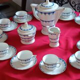 Art Deco coffee service Limoges attributed to Bétoule Legrand & Cie 1928