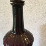 Italian blown glass carafe bottle