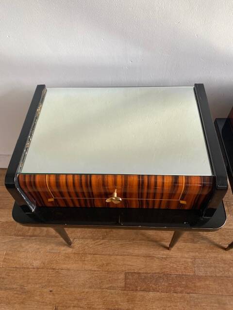 Pair of vintage bedside tables