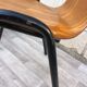 Lot de 4 chaises Fourmi Eromes 60s vintage