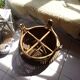 Wicker and rattan pouf