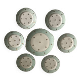 12 Assiettes à dessert et plat HERMES