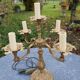 Bronze chandelier 5 fires