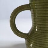 Glazed stoneware pitcher from the 1950s